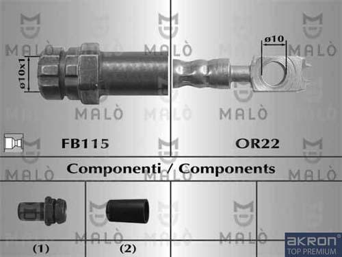 AKRON-MALÒ 81066 - Jarruletku inparts.fi
