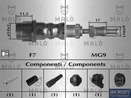 AKRON-MALÒ 81028 - Jarruletku inparts.fi