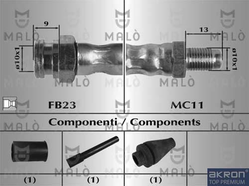 AKRON-MALÒ 8264 - Jarruletku inparts.fi