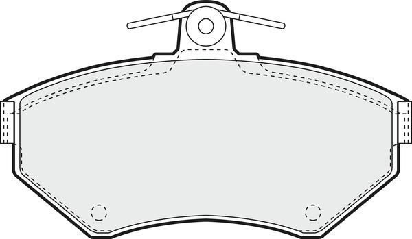 Magneti Marelli PF0145 - Jarrupala, levyjarru inparts.fi