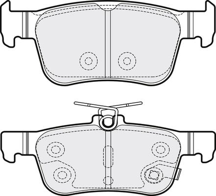 Magneti Marelli PF0938 - Jarrupala, levyjarru inparts.fi