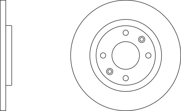 TRW DF2808 - Jarrulevy inparts.fi