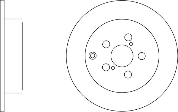 Kavo Parts BR-9424-C - Jarrulevy inparts.fi