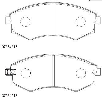 Magneti Marelli 323700012000 - Jarrupala, levyjarru inparts.fi