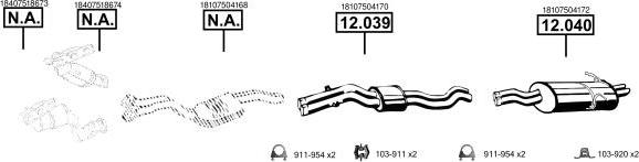 Asmet BM120915 - Pakoputkisto inparts.fi