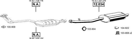 Asmet BM120610 - Pakoputkisto inparts.fi