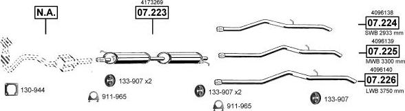 Asmet FO075160 - Pakoputkisto inparts.fi