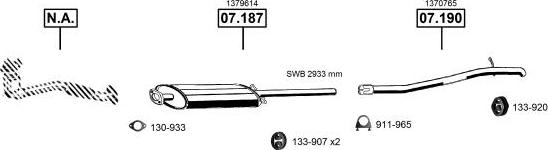 Asmet FO075161 - Pakoputkisto inparts.fi