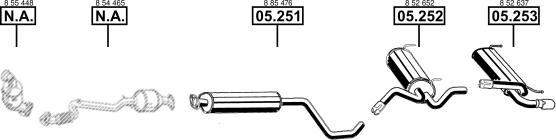 Asmet OP051732 - Pakoputkisto inparts.fi