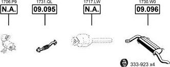 Asmet PE080245 - Pakoputkisto inparts.fi