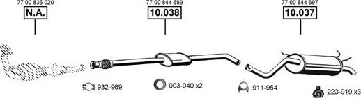 Asmet RE102330 - Pakoputkisto inparts.fi