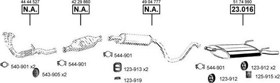 Asmet SA230910 - Pakoputkisto inparts.fi