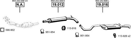 Asmet VA035670 - Pakoputkisto inparts.fi