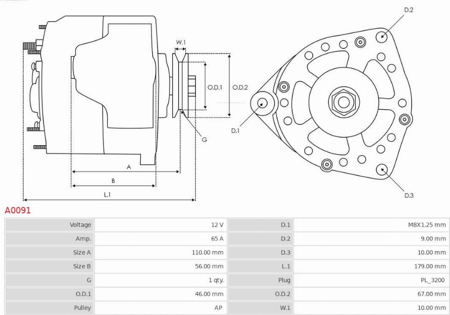 AS-PL A0091 - Laturi inparts.fi