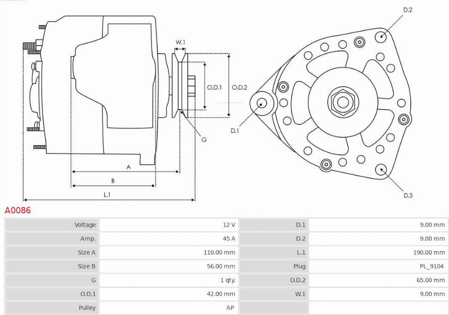 AS-PL A0086 - Laturi inparts.fi