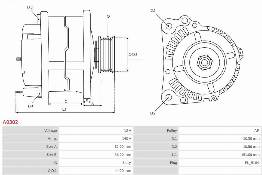 AS-PL A0302 - Laturi inparts.fi