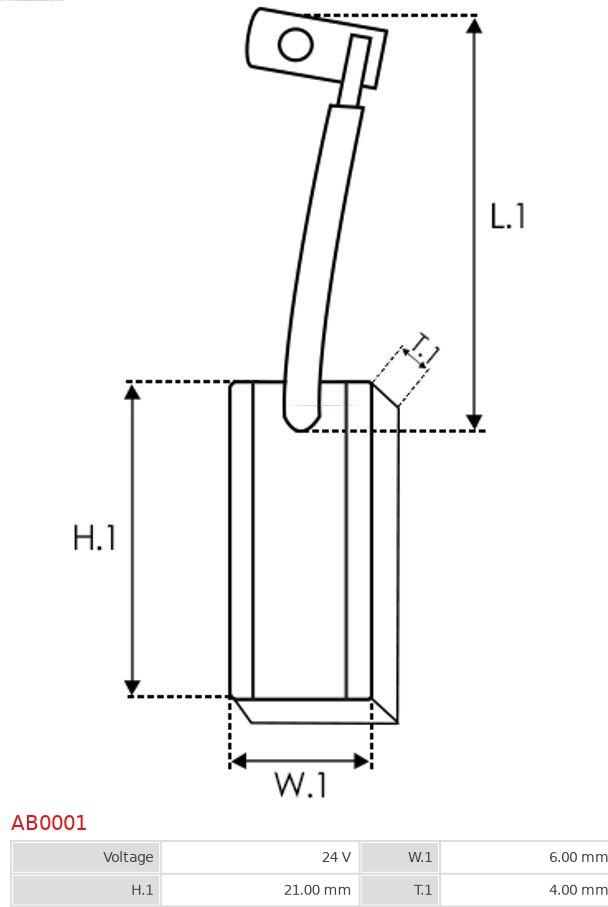 AS-PL AB0001 - Laturin hiilet inparts.fi