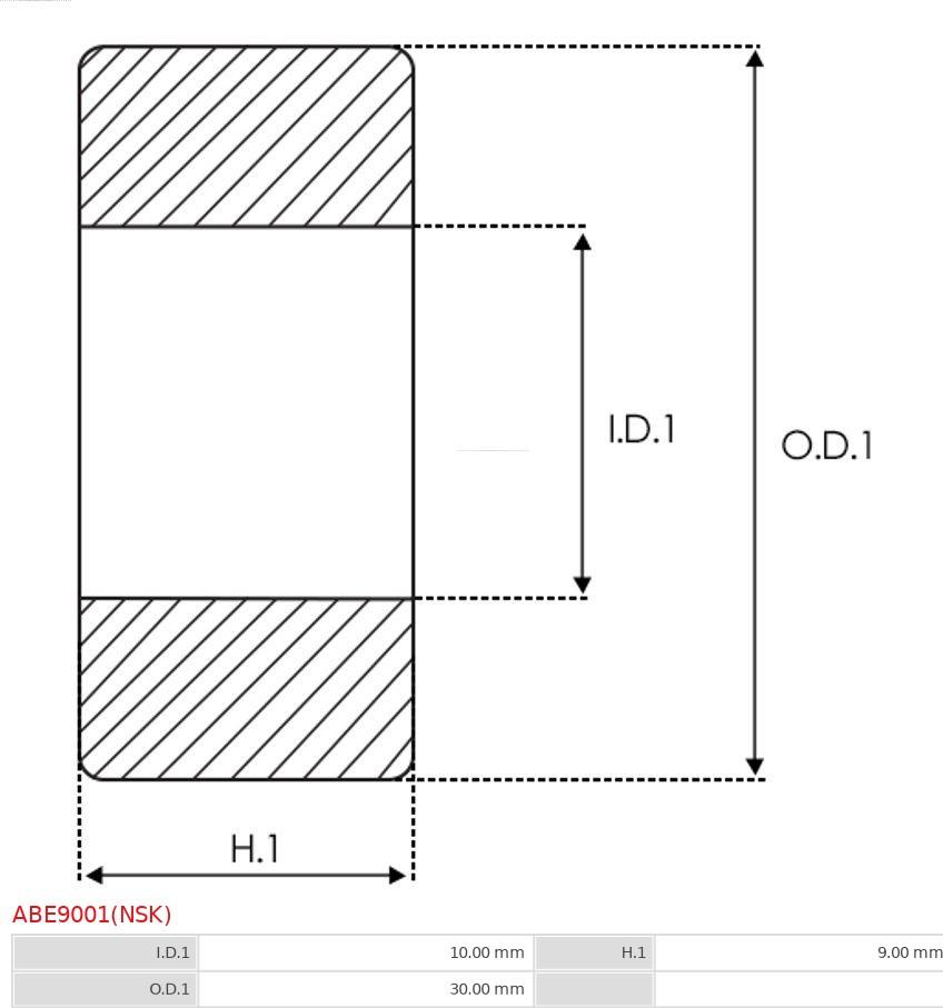 AS-PL ABE9001(NSK) - Laakeri inparts.fi