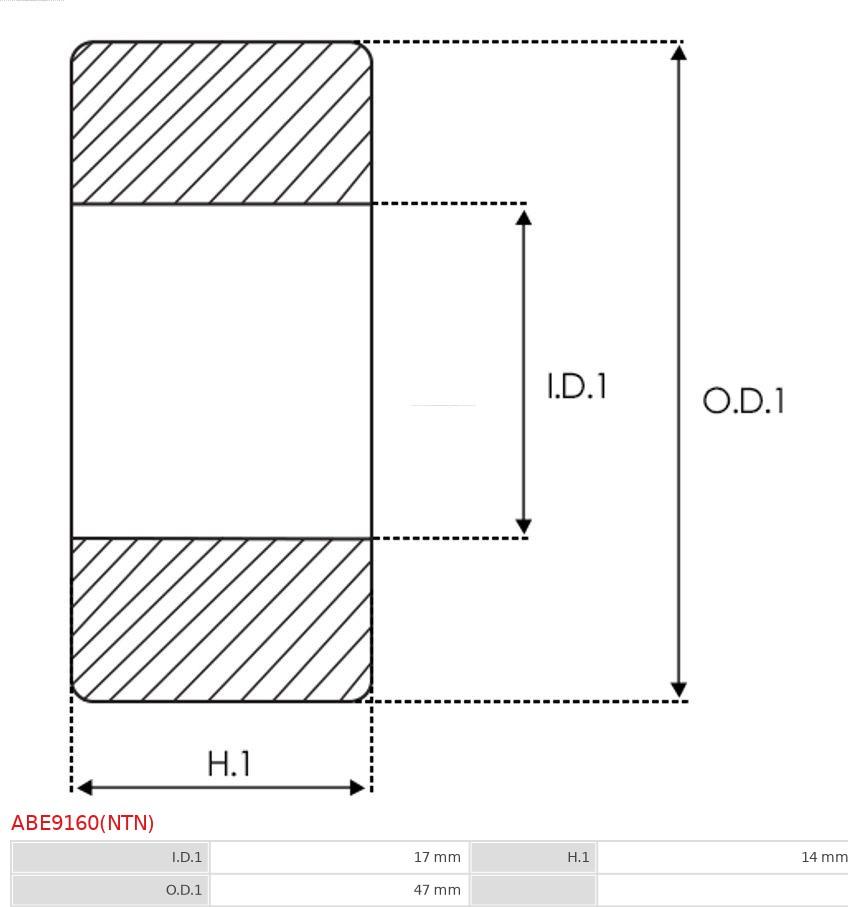 AS-PL ABE9160(NTN) - Laakeri inparts.fi