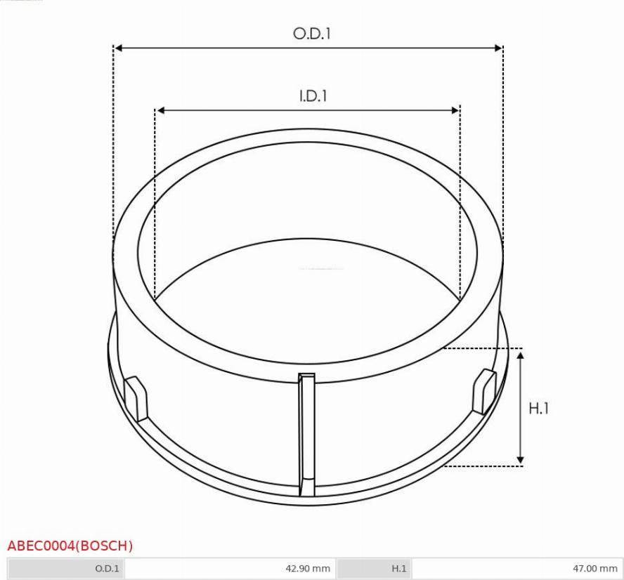 AS-PL ABEC0004(BOSCH) - Suojavaippa, laturi inparts.fi