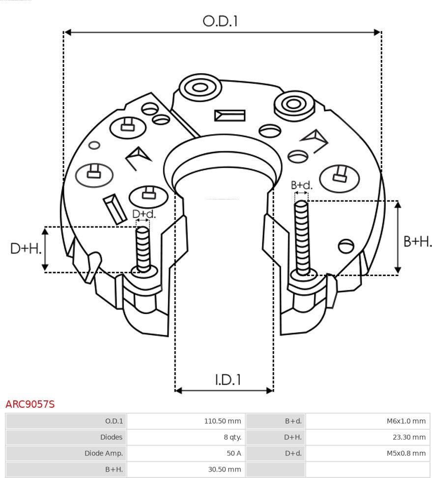 AS-PL ARC9057S - Tasasuuntain, generaattori inparts.fi