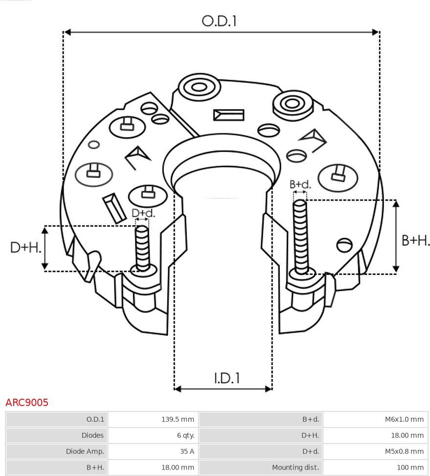 AS-PL ARC9005 - Tasasuuntain, generaattori inparts.fi