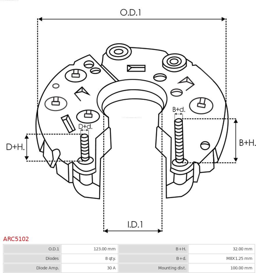 AS-PL ARC5102 - Tasasuuntain, generaattori inparts.fi