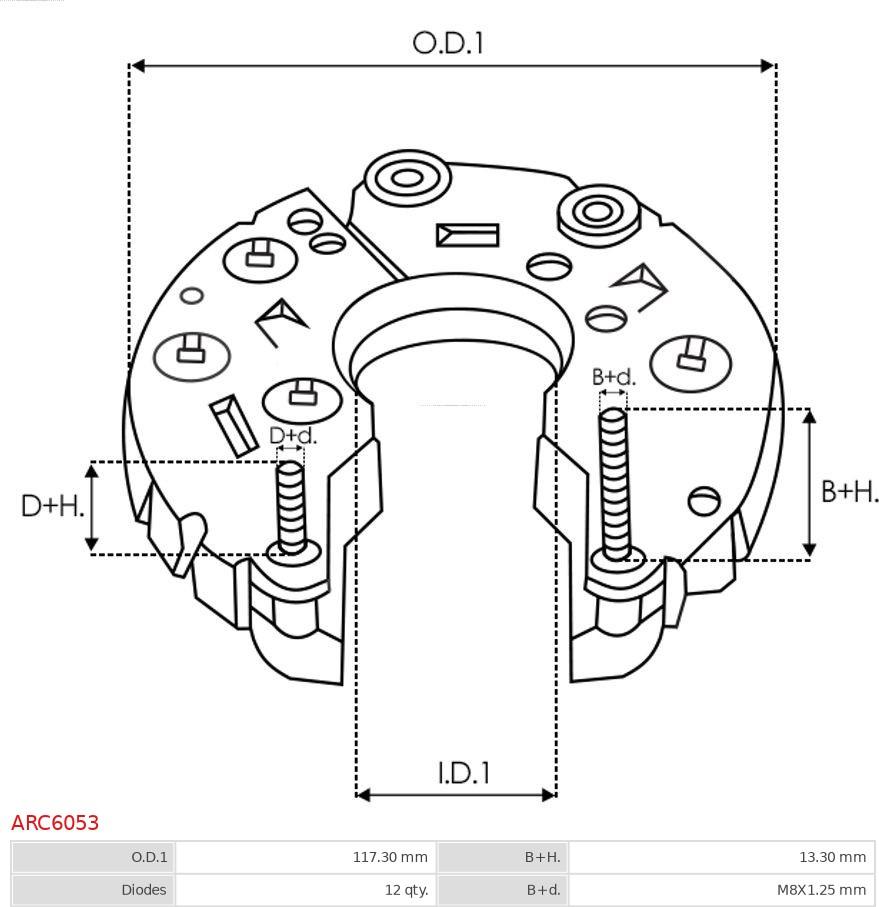 AS-PL ARC6053 - Tasasuuntain, generaattori inparts.fi