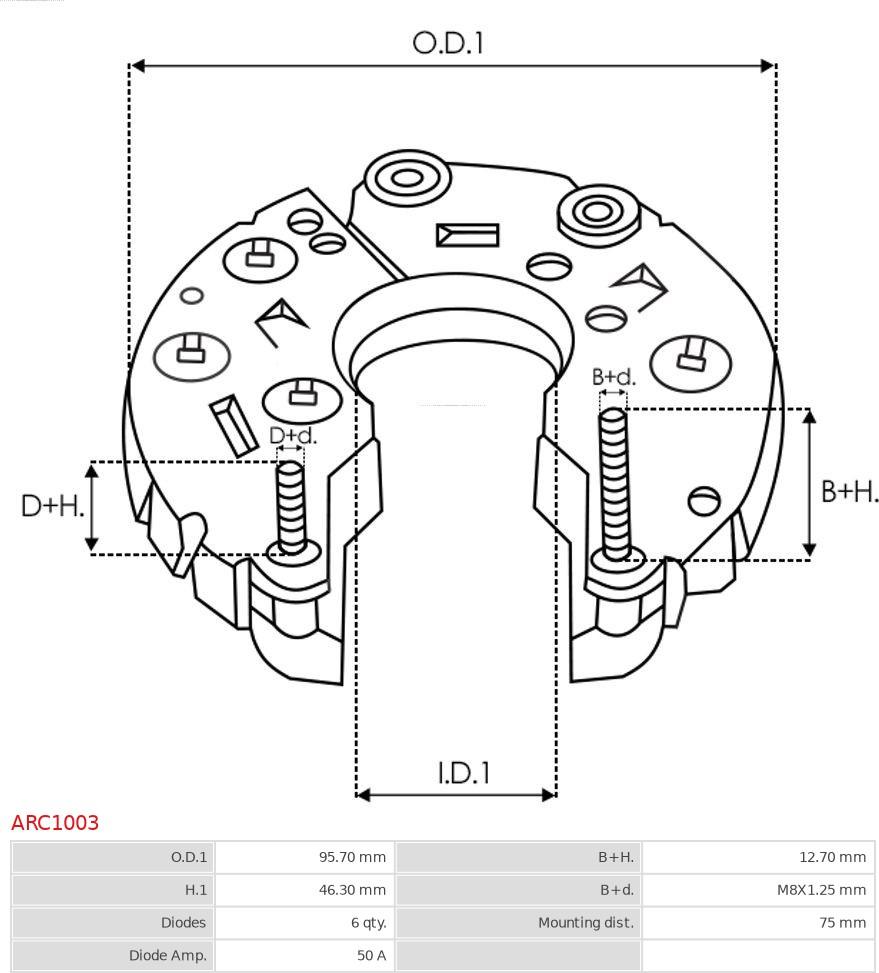 AS-PL ARC1003 - Tasasuuntain, generaattori inparts.fi