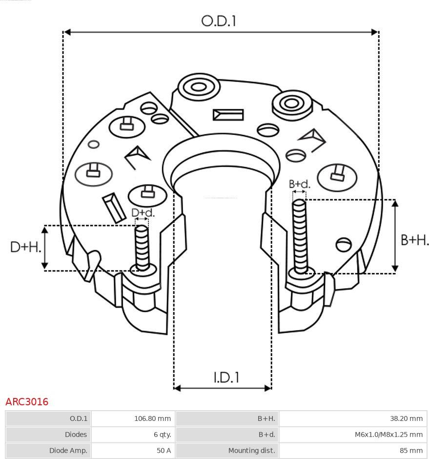 AS-PL ARC3016 - Tasasuuntain, generaattori inparts.fi