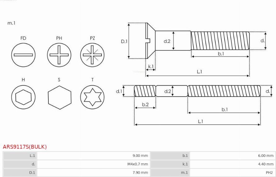 AS-PL ARS9117S(BULK) - Korjaussarja, laturi inparts.fi