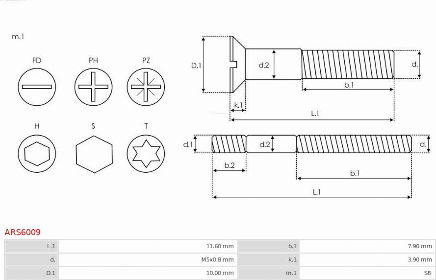 AS-PL ARS6009 - Korjaussarja, laturi inparts.fi