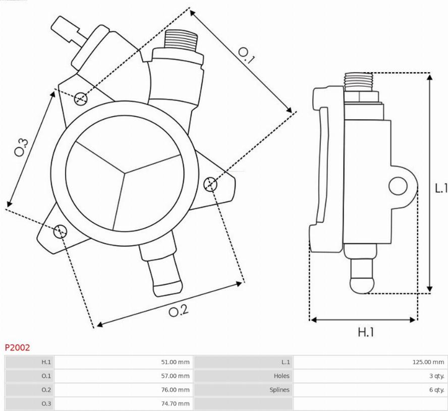 AS-PL P2002 - Alipainepumppu inparts.fi