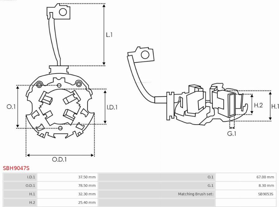 AS-PL SBH9047S - Hiilipidike inparts.fi