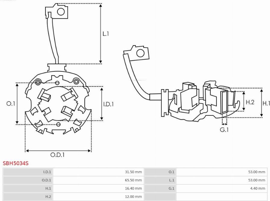 AS-PL SBH5034S - Hiilipidike inparts.fi