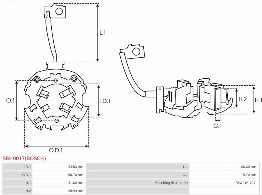 AS-PL SBH0017(BOSCH) - Hiilipidike inparts.fi