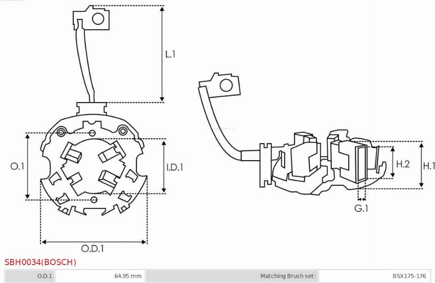 AS-PL SBH0034(BOSCH) - Hiilipidike inparts.fi