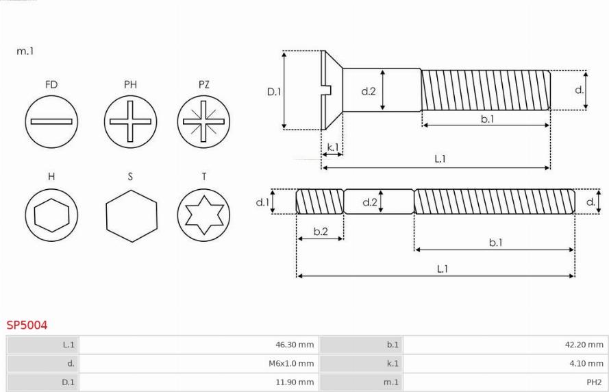 AS-PL SP5004 - Korjaussarja, laturi inparts.fi