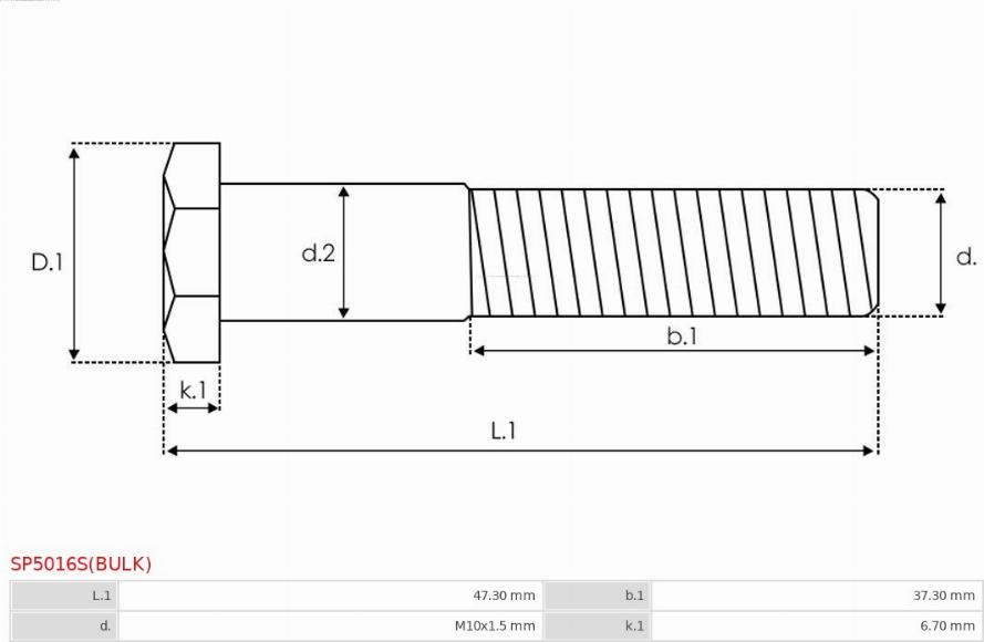 AS-PL SP5016S(BULK) - Korjaussarja, käynnistinmoott. inparts.fi