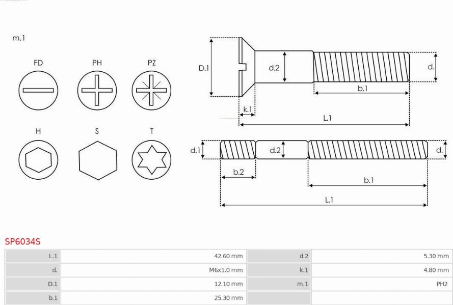 AS-PL SP6034S - Korjaussarja, laturi inparts.fi