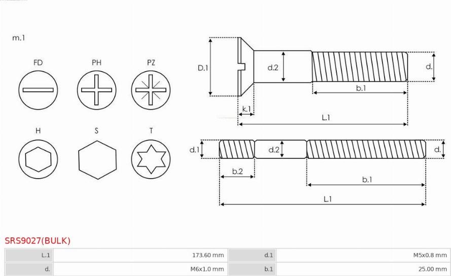 AS-PL SRS9027(BULK) - Korjaussarja, laturi inparts.fi