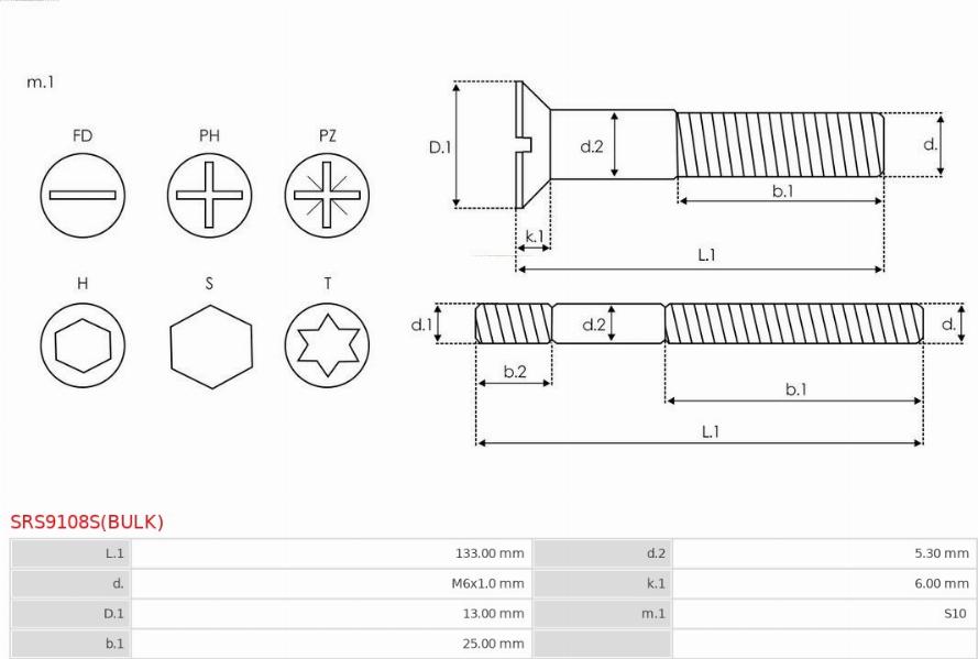 AS-PL SRS9108S(BULK) - Korjaussarja, laturi inparts.fi