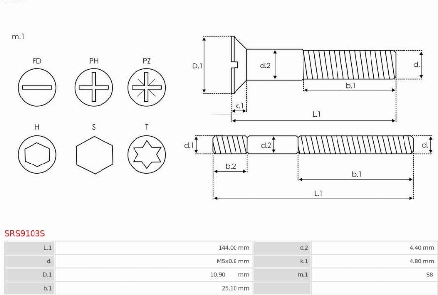 AS-PL SRS9103S - Korjaussarja, laturi inparts.fi