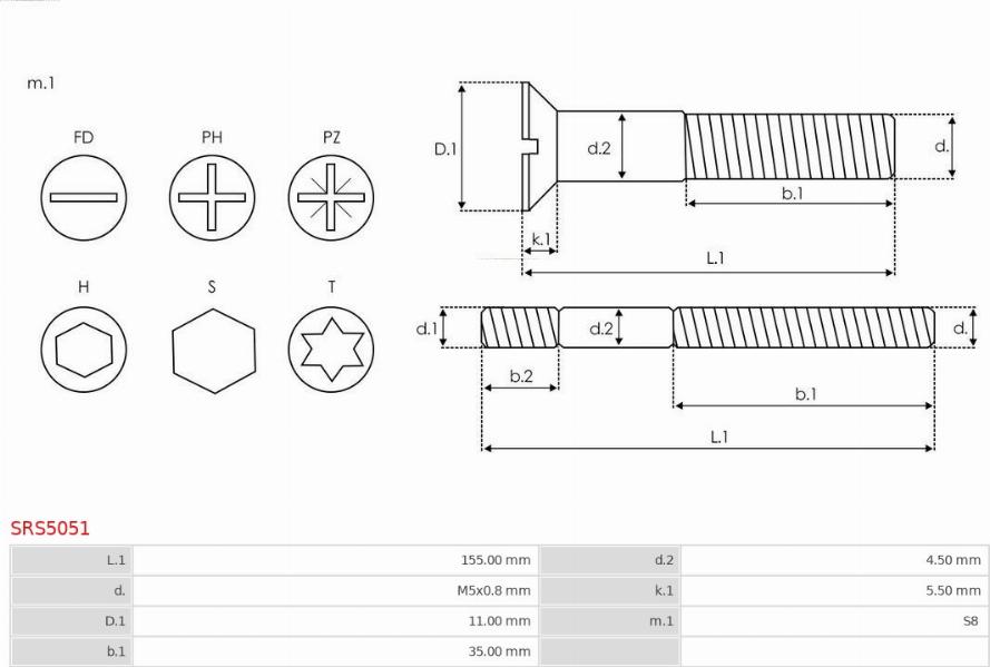 AS-PL SRS5051 - Korjaussarja, laturi inparts.fi