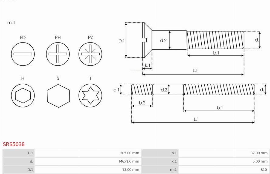 AS-PL SRS5038 - Korjaussarja, laturi inparts.fi