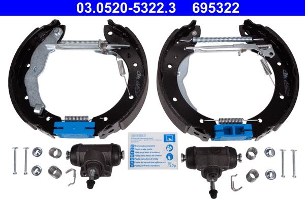 ATE 03.0520-5322.3 - Jarrukenkäsarja inparts.fi