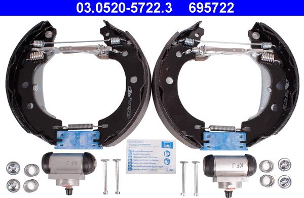 ATE 03.0520-5722.3 - Jarrukenkäsarja inparts.fi