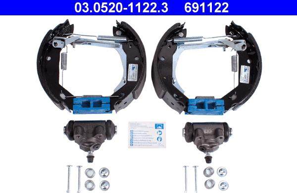 ATE 03.0520-1122.3 - Jarrukenkäsarja inparts.fi