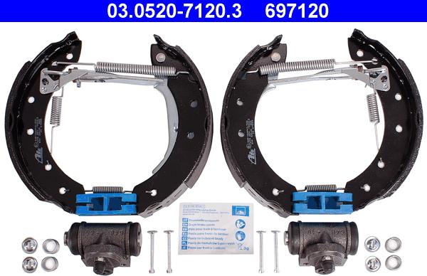 ATE 03.0520-7120.3 - Jarrukenkäsarja inparts.fi