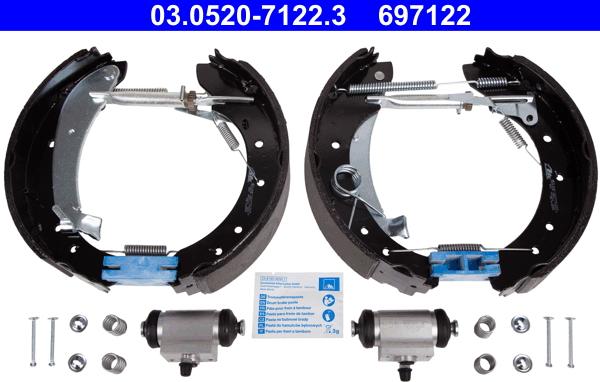 ATE 03.0520-7122.3 - Jarrukenkäsarja inparts.fi